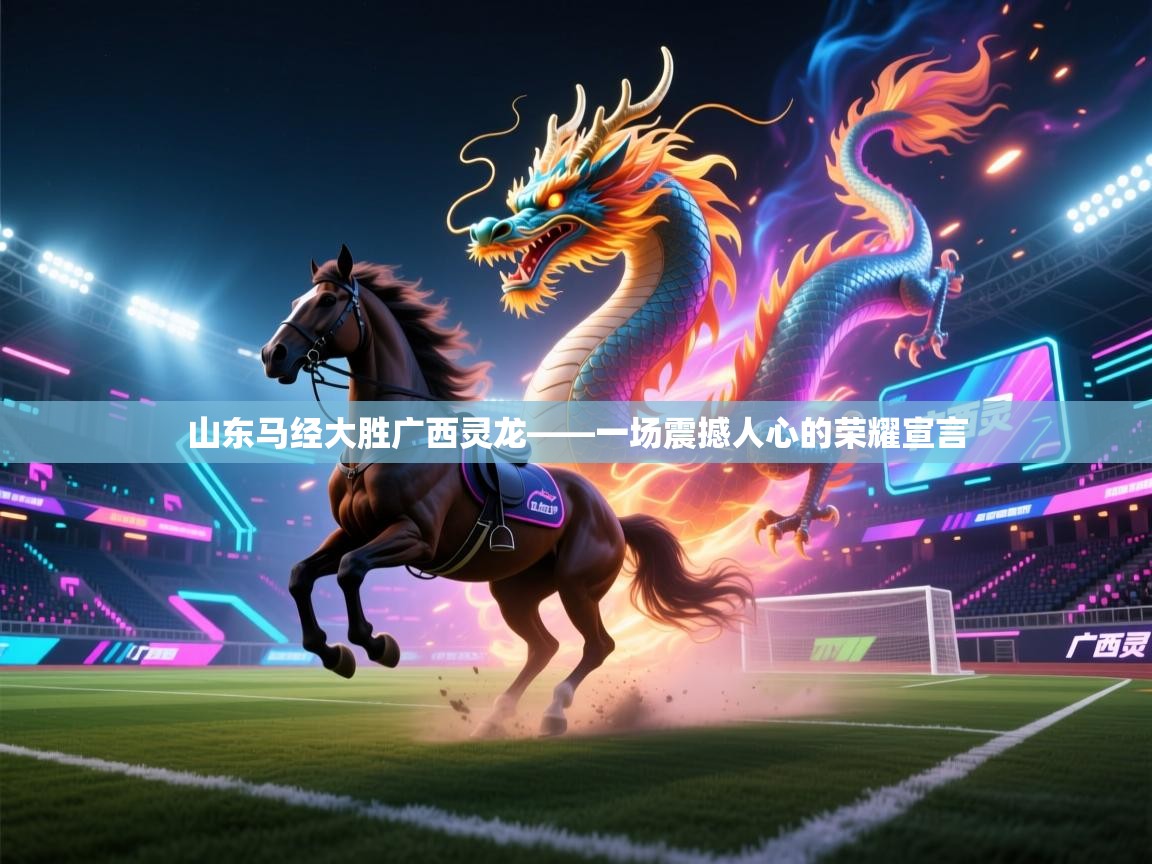 山东马经大胜广西灵龙——一场震撼人心的荣耀宣言  第1张